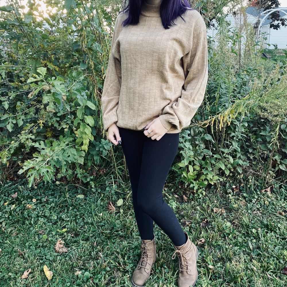 Tan oversized sweater